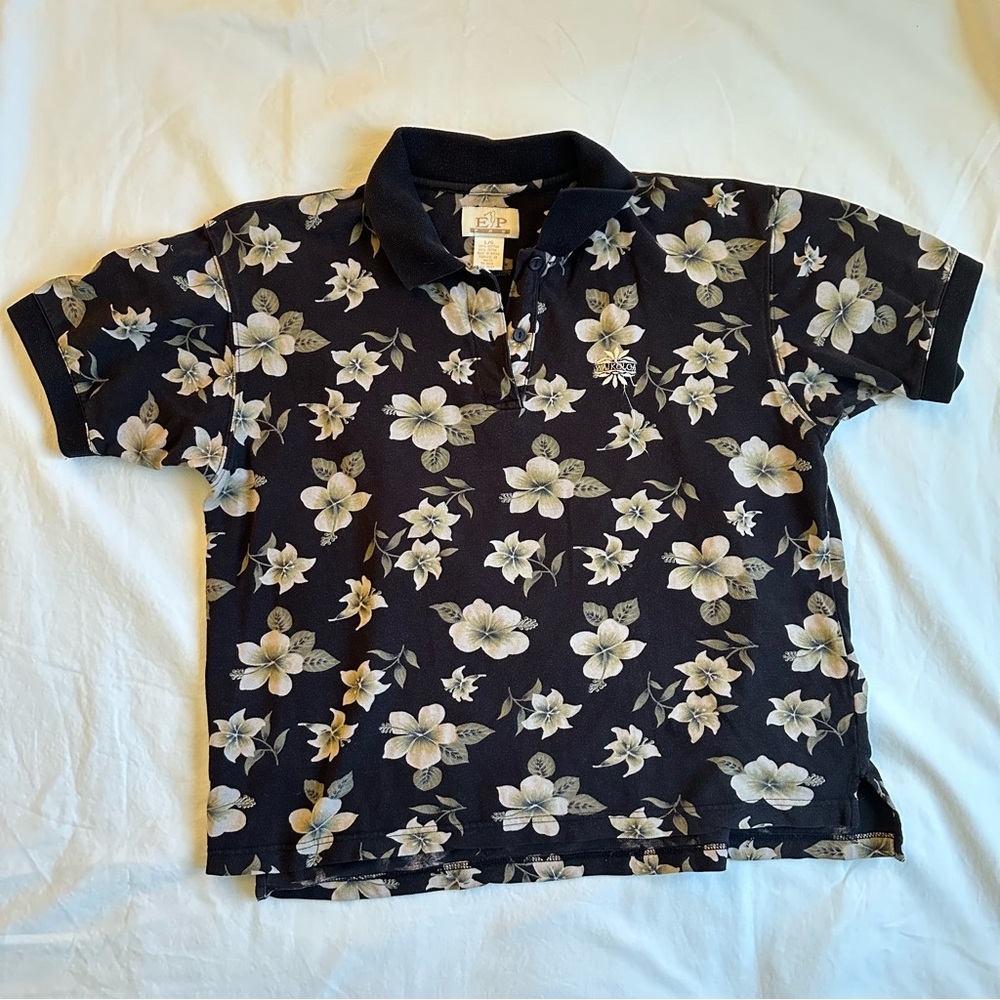 ‼️SOLD‼️EP Pro black hawaiian shirt 🌺